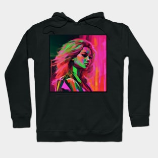 masterpiece epic retrowave art Hoodie